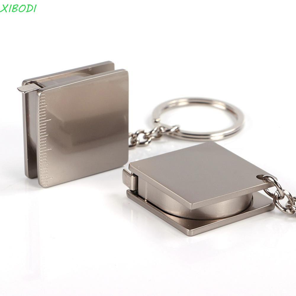 XIBODI Fita Métrica Chaveiro MINI Ferramentas De Medição Em Aço Inoxidável
