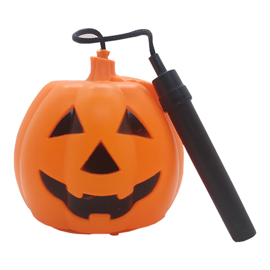 Abóbora com Haste - com Som e Luz - Halloween - 1 unidade - Rizzo