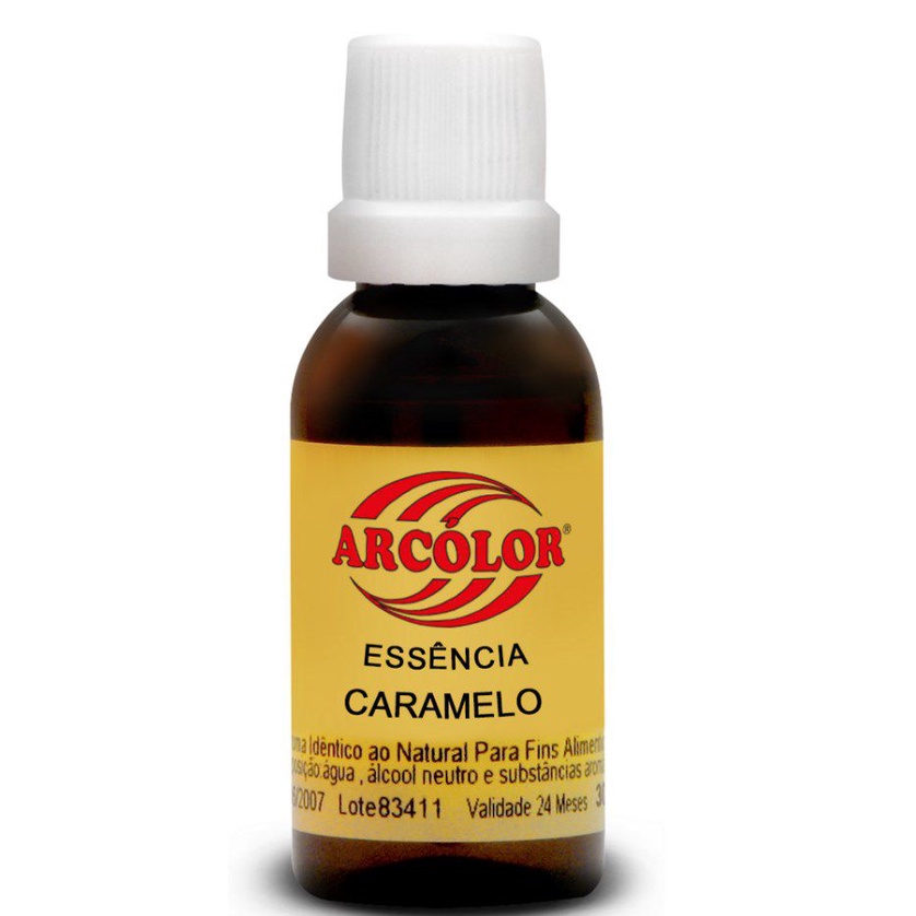 Essência de Caramelo 30 ml - Arcolor - Rizzo Distribuidora Essência de Caramelo 30 ml - Arcolor - Rizzo Distribuidora