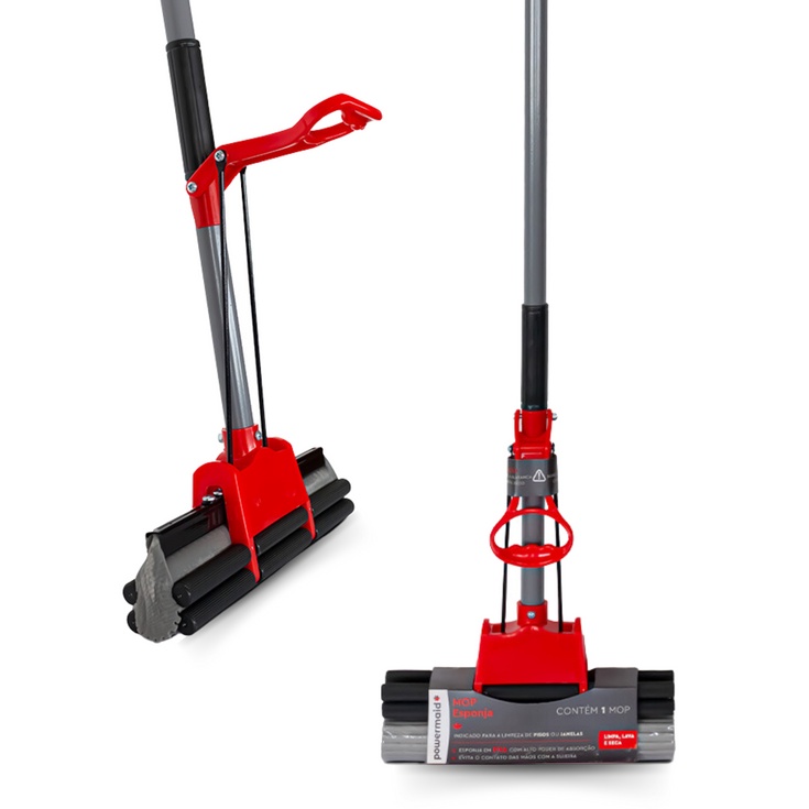 Mop Esfregão Esponja PVA Sekito Limpeza Geral Rodo Mágico Original Powermaid em Oferta na Shopee