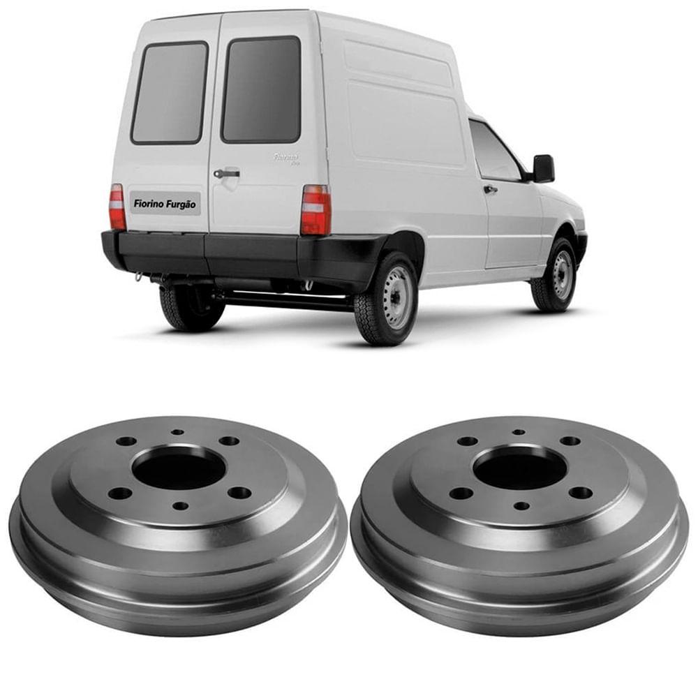 Par Tambor Freio Fiorino 85 A 93 Tras S/cubo Hipper Freios em Oferta na Shopee