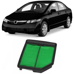 Filtro Ar Honda Civic 1.8 16v 2006 A 2012 Mann-filter C2240