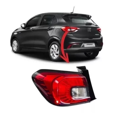 Lanterna Traseira Canto Cristal Fiat Argo 2019 20 21 22 2023