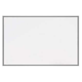 Quadro Branco 100x80 cm Moldura Aluminio Gv Home em Oferta na Shopee