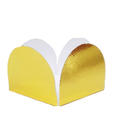 50 Forminhas 4 Pétala Metalizadas Laminada Dourada 10.99  (Nc Toys Simples) em Oferta na Shopee