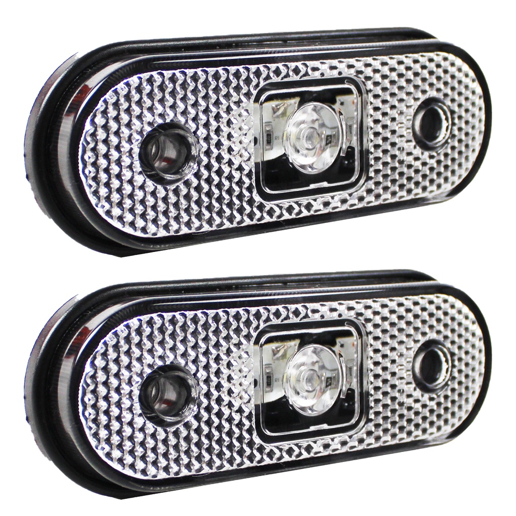 2 Lanterna Lateral para Caminhão Carreta Facchini LED BIVOLT CR