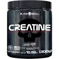 Creatina Pura Pote 300g - Black Skull