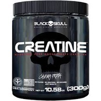 Creatina Pura Pote 300g - Black Skull em Oferta na Shopee