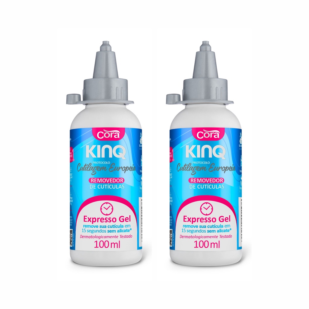 Kit 2 Kinq Gel para Remoção de Cutículas 100ml - Cora em Oferta na Shopee
