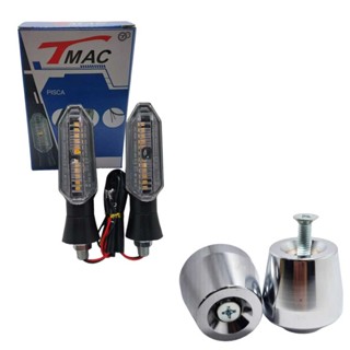 Kit 2 Pisca Seta Led Sequencial Rosca Cb Twister + Peso Pcx 150