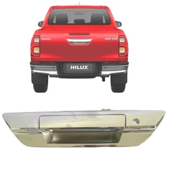 Maçaneta Tampa Traseira Hilux 2016 2017 2018 A 2021 Cromada