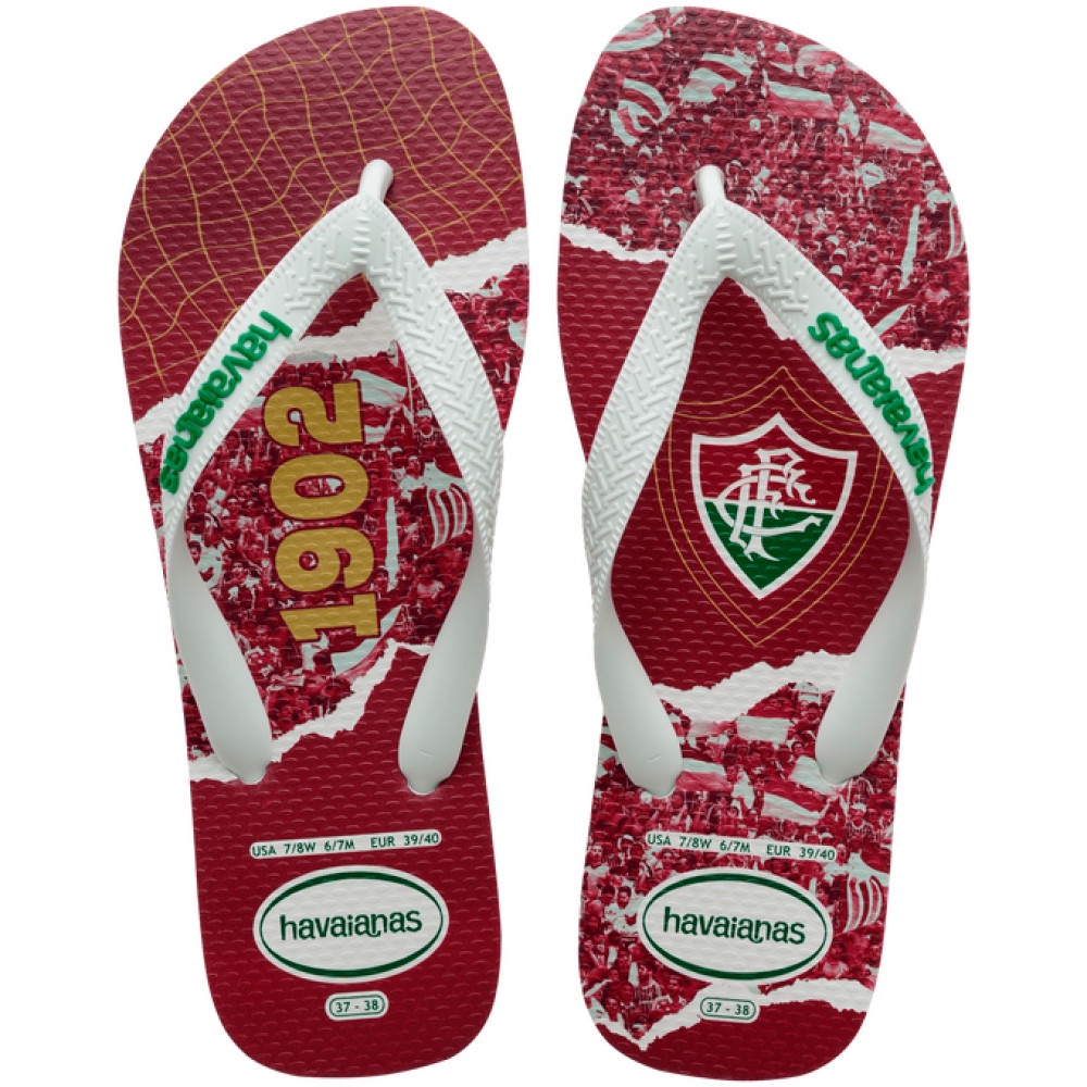 Chinelo Havaianas Top Times Fluminense em Oferta na Shopee