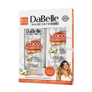 Kit DaBelle Hair Intense Coco Poderoso Shampoo 250ml + Condicionador 175ml (2 produtos)