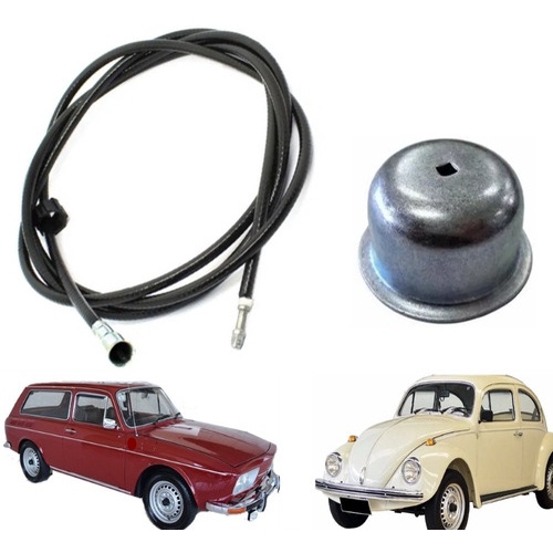 Cabo + Calota Velocimetro Fusca - Variant - Tl em Oferta na Shopee