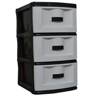 Gaveteiro 3 Gavetas Com Rodízio Organizador Multiuso 70x44x39cm Grande Gavetão em Oferta na Shopee