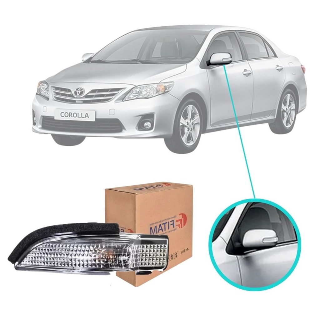 Pisca Seta Retrovisor Esquerdo Corolla 2015 2016 2017 2018