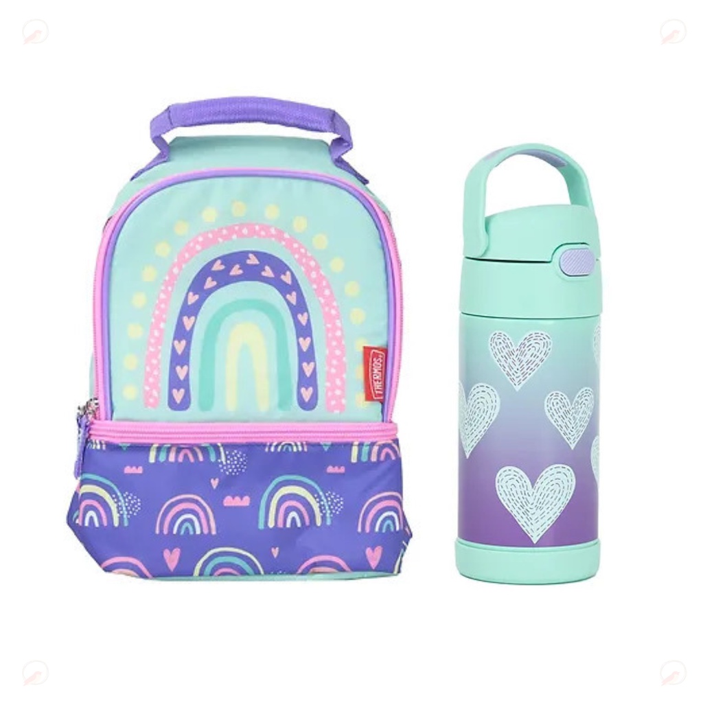 Kit Escolar Garrafa Térmica e Lancheira Térmica Thermos