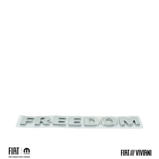 Emblema Sigla Freedom Traseiro Fiat Toro Nova Strada em Oferta na Shopee