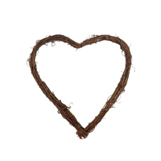 Enfeite de Madeira Coração - 30cm - 1 unidade - Rizzo Distribuidora em Oferta na Shopee