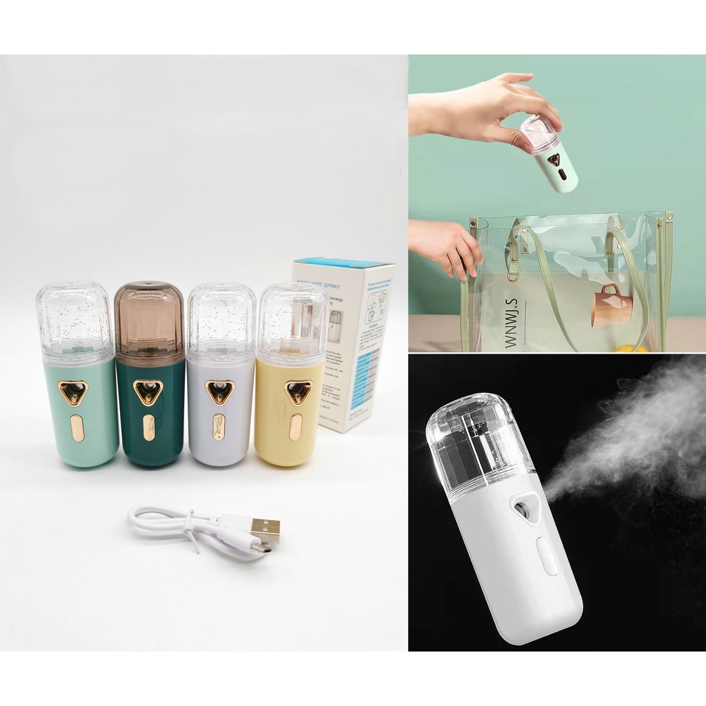 Mini Vaporizador pulverizador Nano Mist Spray Facial Portátil