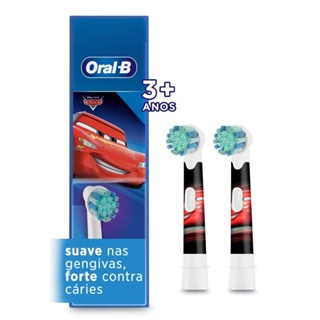 Refil Escova Eléctrica Oral-B Disney Pixar Cars 2 Unidades em Oferta na Shopee