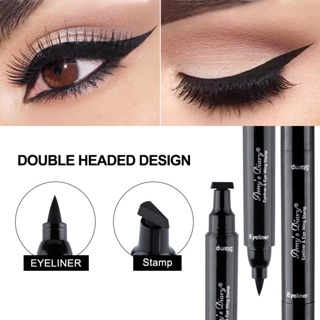 2 Em 1 Carimbo Delineador De Olhos Lápis De Dupla Ponta Líquido À Prova D'água Caneta De Selo  Triângulo Seco Rápido em Oferta na Shopee