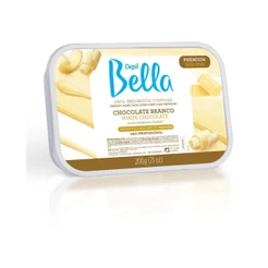 Cera Depilatória Depil Bella Chocolate Branco 200g
