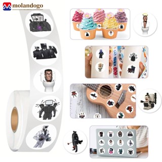 MOLANDOGO 200Pcs/Pack Cute Skibidi Sticker Câmera Sanitária Monitor Homem Estética Decorativa Livro De Rascunho DIY Papelaria D7Y7