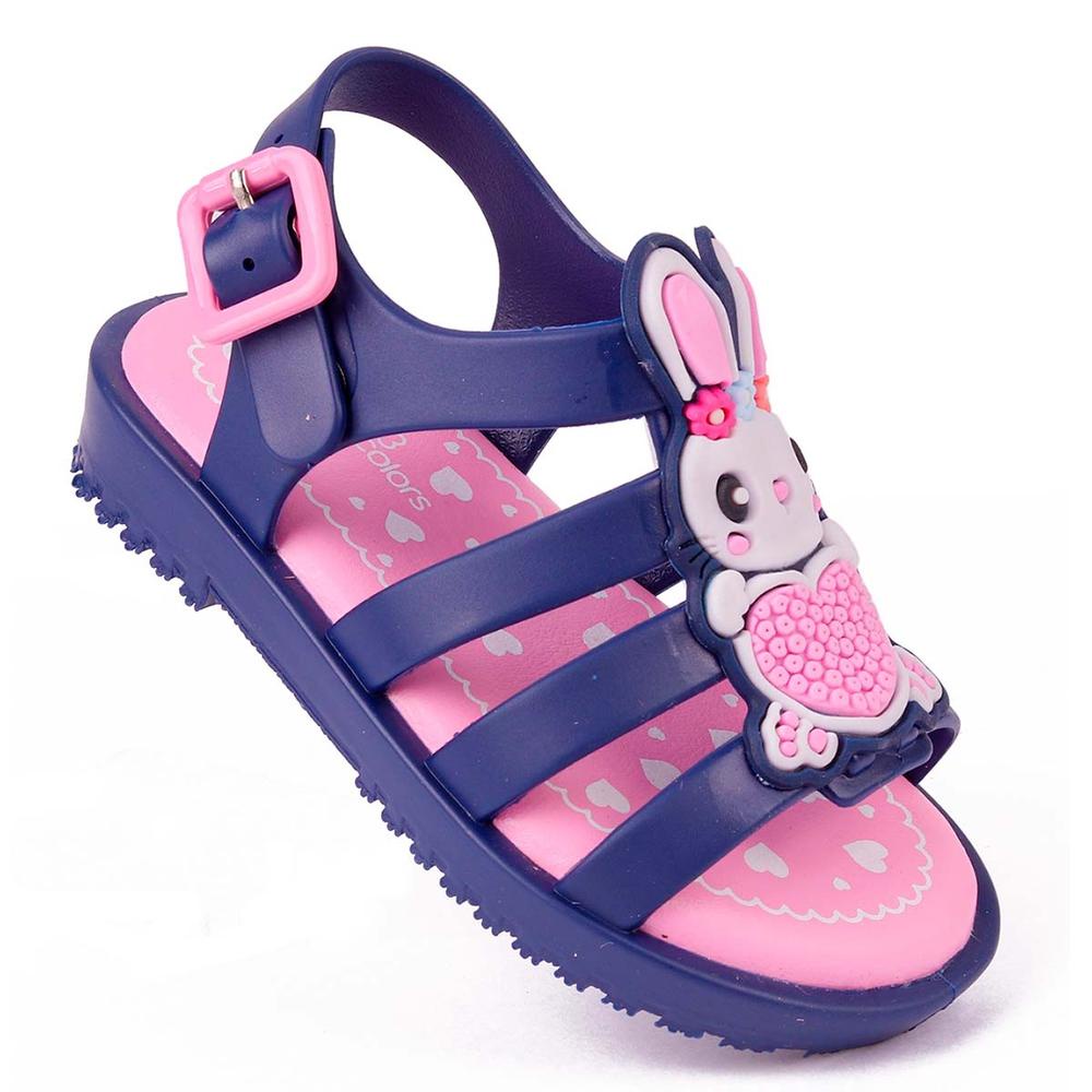 Baby Colors Drops Feminino Baby - Marinho/rosa - Baby & Kids Fashion