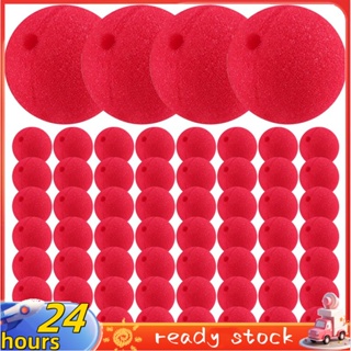 60 Peças Nariz De Palhaço Vermelho Cosplay Espuma Para Festa De Natal De Halloween Vestido De Carnaval em Oferta na Shopee
