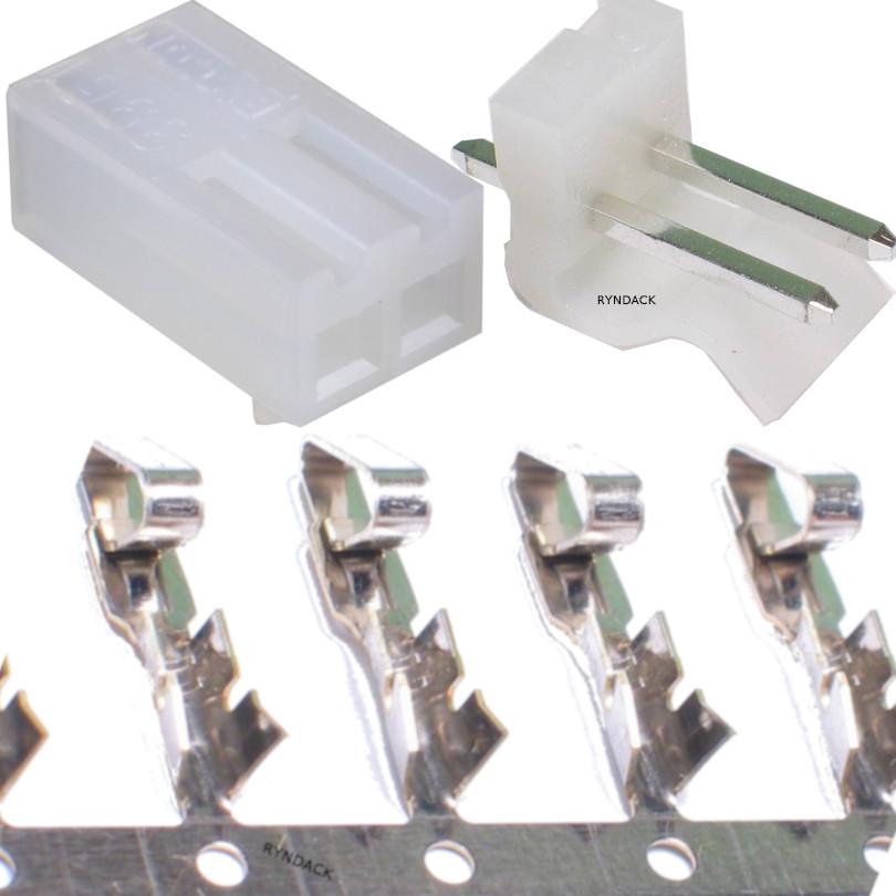 20 Kit KKzão 2 Vias 3,96mm Conector 180° Terminal Alojamento