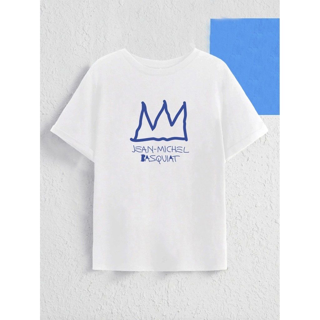 Camiseta Masculina Casual Estilosa T Shirt Camisa Blusa Academia Aesthetic  Oversized Coroa Estampa