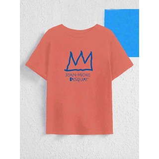 T Shirt Jean Miche Basquiat Blusa Casual Básica Larga Lisa Plus Size Camiseta Vintage Oversized 