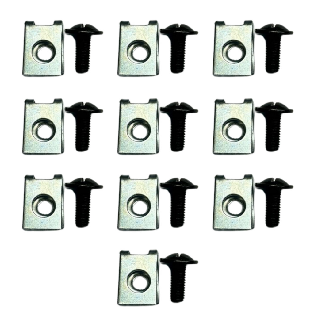 10 Presilhas Carenagens Titan 150 Ano 2009 a 2015 Ferro Zincado