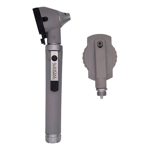 Mini Otoscopio com Oftalmoscopio - Varias Cores - Social Instrumentos