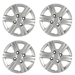 Calota Aro 13" Cor Prata Mod Palio Fire 11/13 (Jogo com 4 calotas) Grid - 080CB-PTA-E