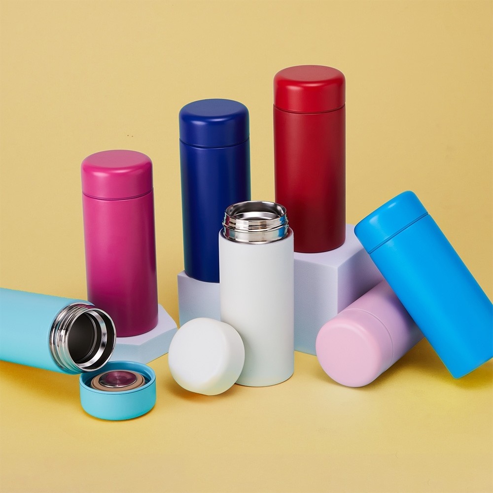 Garrafa Térmica Mini 200ml Infantil Resistente Lançamento Várias Cores em Oferta na Shopee