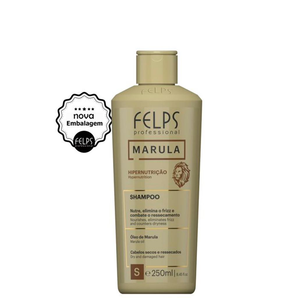 Shampoo Hipernutrição Marula 250ml - Felps em Oferta na Shopee