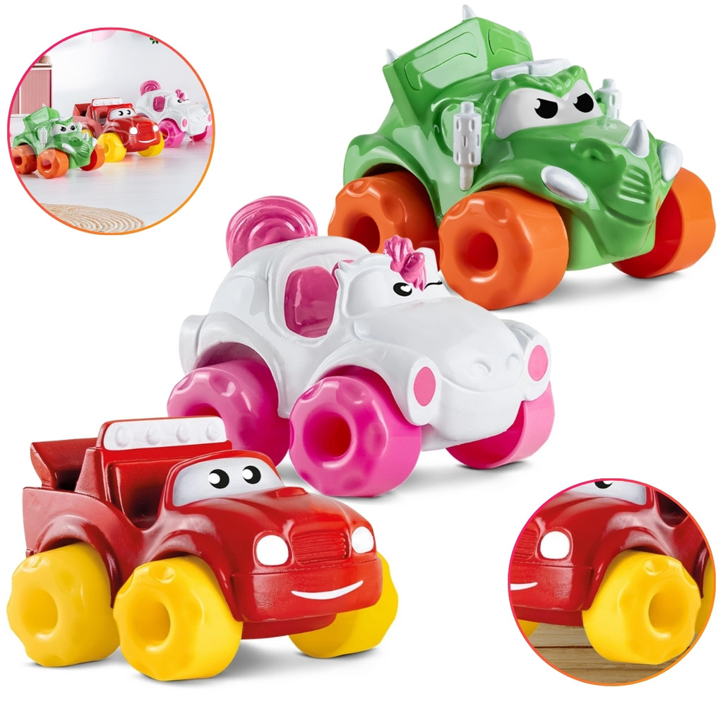 Brinquedo Carrinhos Soft Kart Mordedor Para Bebê Vinil Atóxico · foto 2