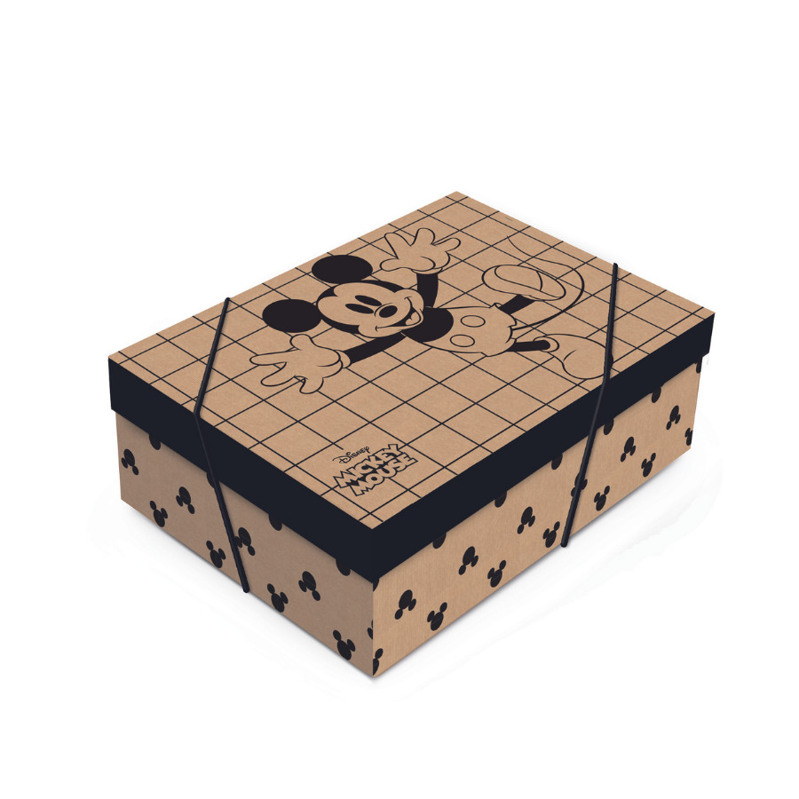 Caixa para Presente com Tampa  - Mickey Kraft - 01 unidade - Cromus - Rizzo em Oferta na Shopee