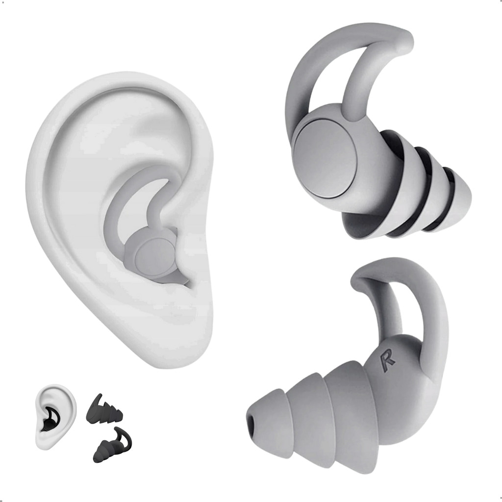 Protetor de ouvido silicone Tampão Auricular Natação Dormir Anti Ruido em Oferta na Shopee