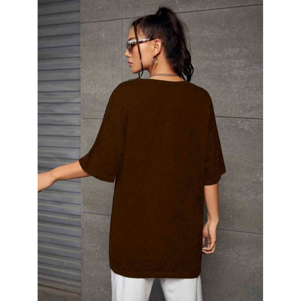 Camiseta Estilosa Aesthetic Tumblr Feminina T Shirt Estampada Oversized Blusa Life Style Casual