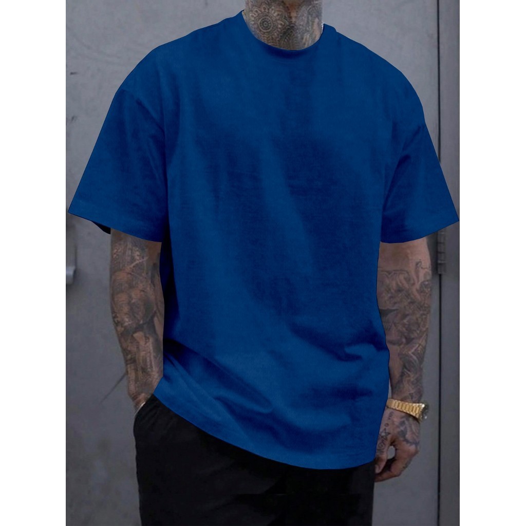 T Shirt Oversized Unissex Casual Básica Camisa Sem Estampa Blusa Soltinha Confortável Camiseta