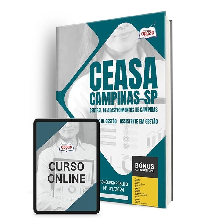 Apostila CEASA Campinas - SP  - Agente de Gestão - Assistente em Gestão