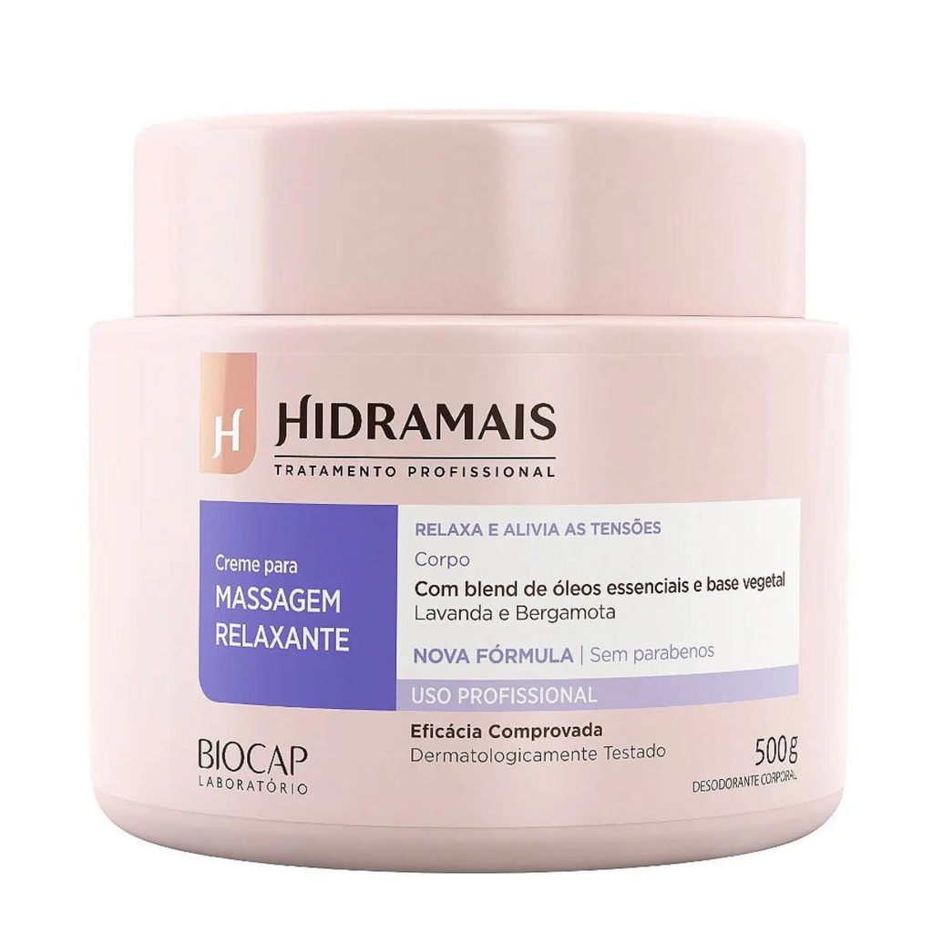Creme para Massagem Relaxante 500g Hidramais