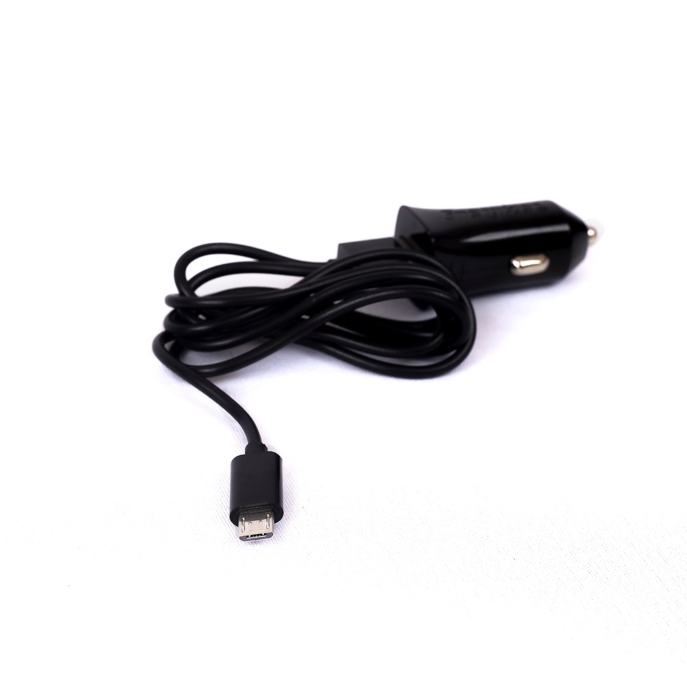 Cabo de Dados 1MT e Tomada Veicular ENERGIZER Micro USB Preto