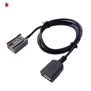 Adaptador De Cabo USB Aux Para Carro Fêmea Porta Honda Civic Jazz CR-V Accord Interface MP3 Estéreo Acessórios