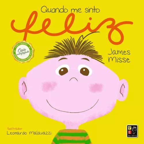 Quando me Sinto Feliz | Cartonado | Pé da Letra em Oferta na Shopee