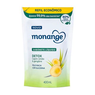 Sabonete Líquido Monange Refil Detox 400ml