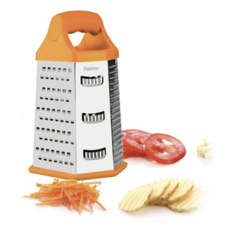 Ralador Fatiador Manual Legumes Queijos 6 Lados Faces Inox Cor Sortido